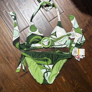 NWT Becca bikini swim set size S